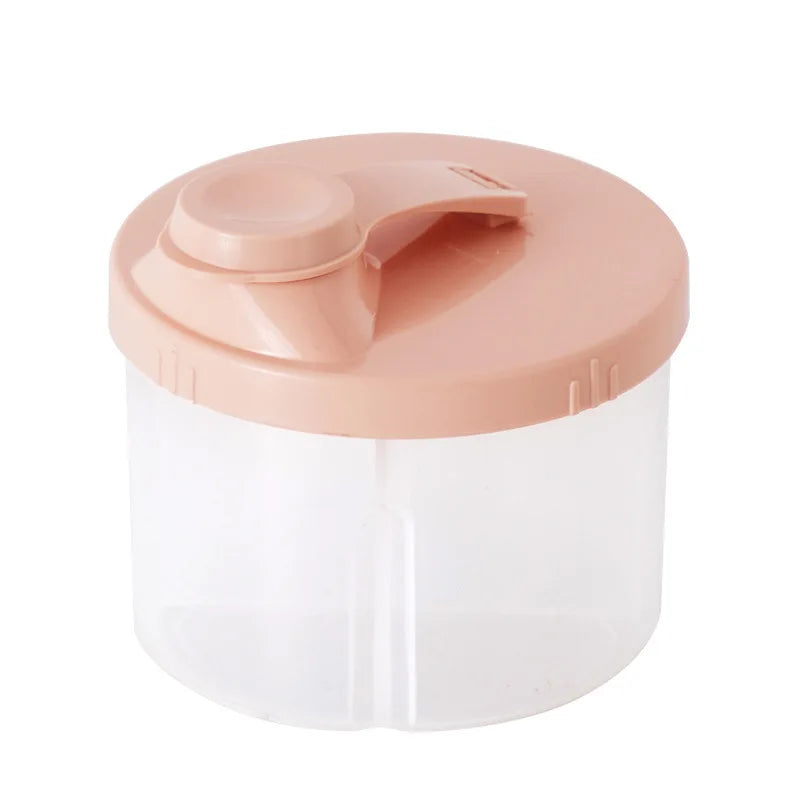 4 Compartments Baby Food Storage Box Newborn Milk Powder Newborn Baby Things Snacks Cupscontainer Formula Dispenser Portable