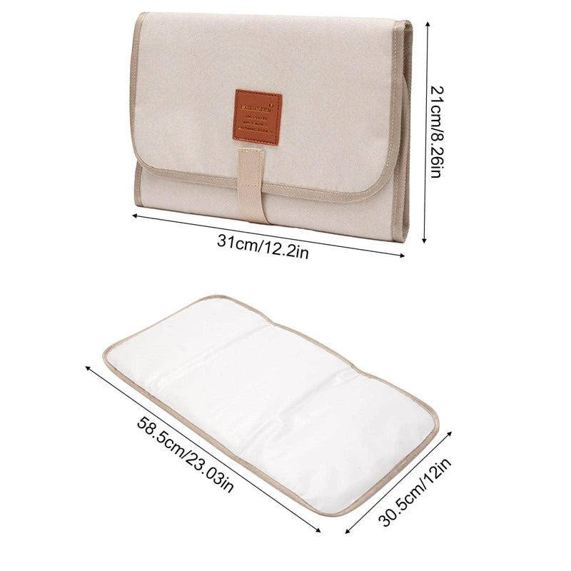 Foldable Baby Diaper Changing Pad Waterproof Newborn Diaper Pad Portable Toddler Changing Table Durable Oxford Baby Diaper Sheet
