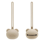 New Arrival Hot Sell Thick Panda Bear Shape Baby Pacifier Case Holder Silicone Nipple Cover for Infant