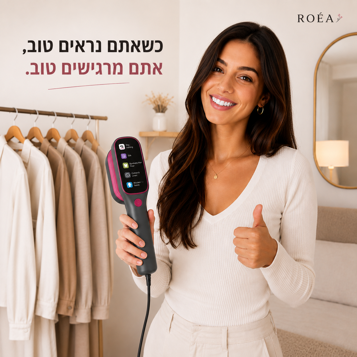 מגהץ אדים נייד SteamPro™