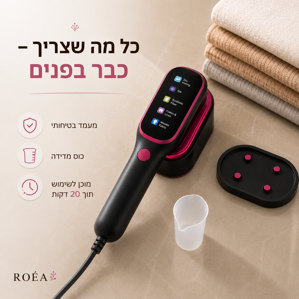 מגהץ אדים נייד SteamPro™
