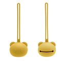 New Arrival Hot Sell Thick Panda Bear Shape Baby Pacifier Case Holder Silicone Nipple Cover for Infant