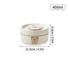 Microwave Sealed 304 Stainless Steel Thermal Bento Lunch Box Large Capacity Cute Insulated Food Container for Students