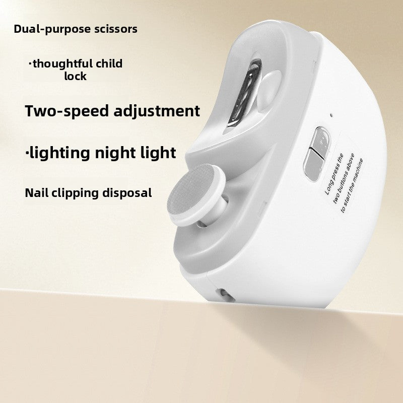 Two-In-One Electric Nail Cutter