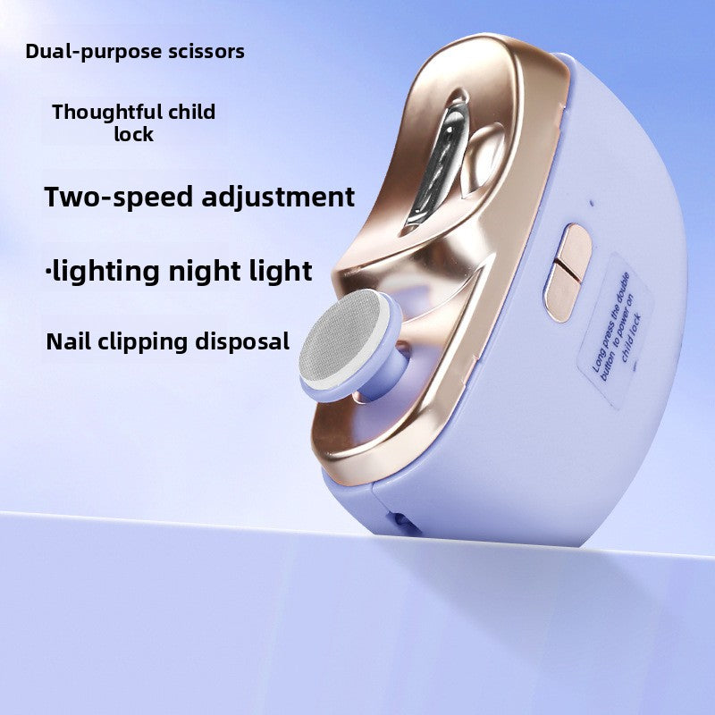 Two-In-One Electric Nail Cutter